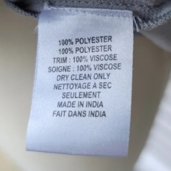 Anthropologie New Grey Silk Blouse, M - Picture 7 of 7